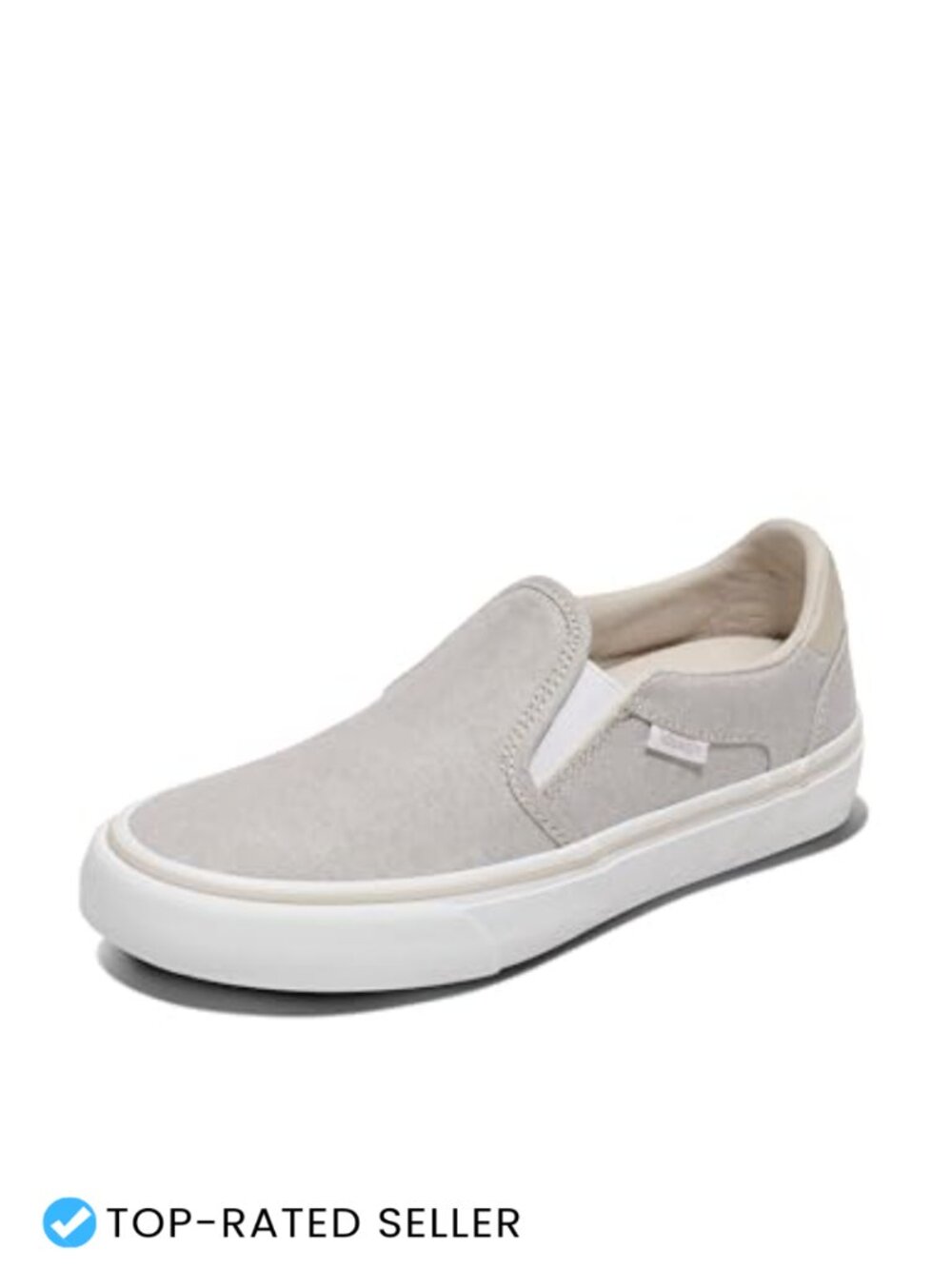 Vans Asher Deluxe Slip-On Sneakers Canvas Padded Comfort Skate